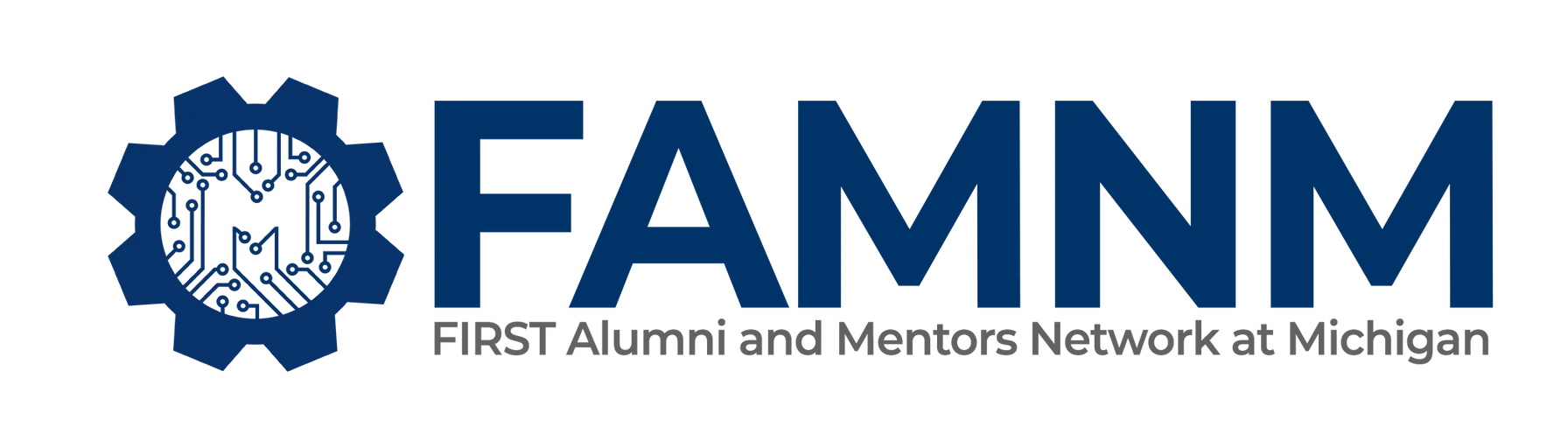 Logo for FIRST Alumni and Mentors Network at Michigan